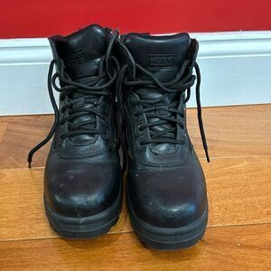 Red Wing Worx #5266 Black Leather Composite Safety Toe Men's Work Boot Size 6.5